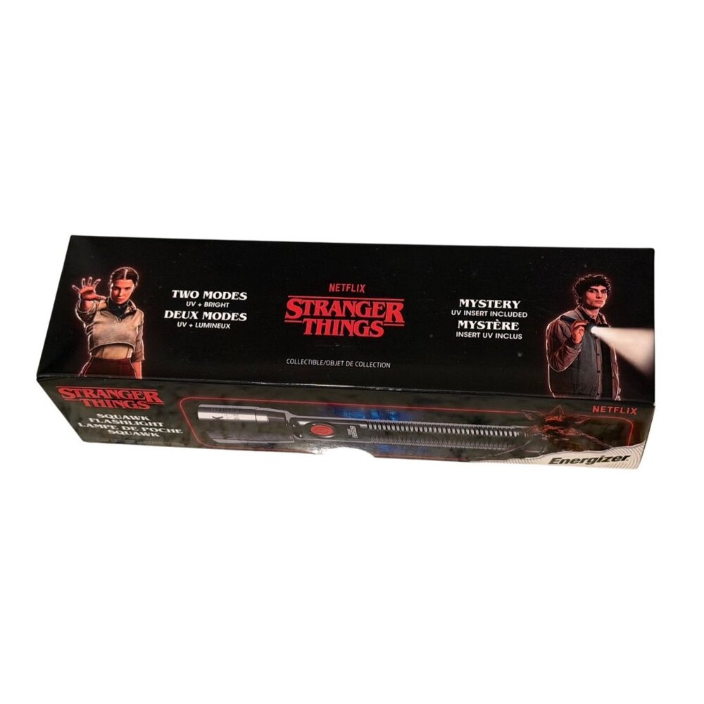 Energizer Stranger Things Squawk Flashlight LED UV Light Netflix Collectible - Picture 2 of 6